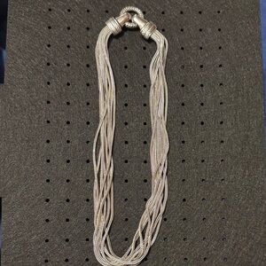 Silver Multi-Strand Necklace